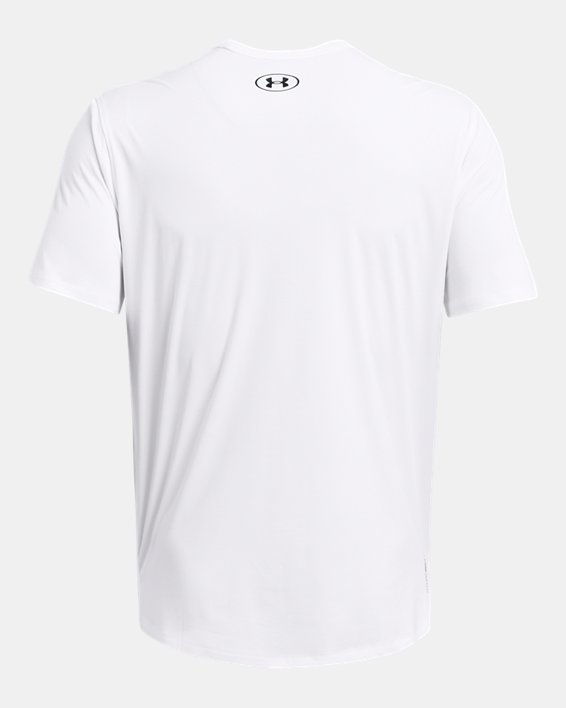 男士UA CoolSwitch短袖T恤 in White image number 4